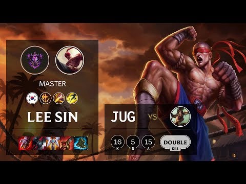Lee Sin Jungle vs Nidalee - KR Master Patch 10.11