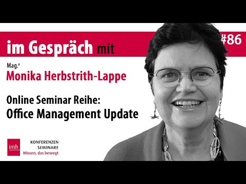 IM GESPRÄCH MIT: Monika Herbstrith-Lappe – Online Seminar Reihe "Office Management Update"