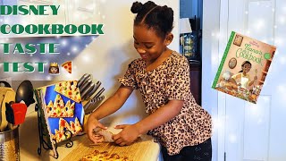 My Daughter Makes Flatbread Pizza from Disney’s Tiana’s Cookbook 👑🍕 | Taste Test!