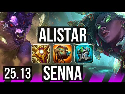 ALISTAR & Ziggs vs SENNA & Mel (SUP) | EUW Master | 25.13