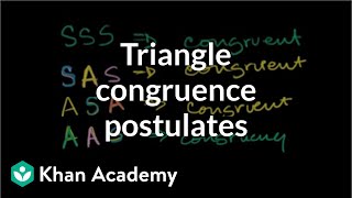 Other Triangle Congruence Postulates