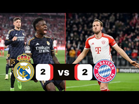 Real Madrid vs Bayern Munich | 2 - 2  | | Extended Highlights And Goals | 2024