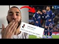 FOOTBALLERS REACT TO REAL MADRID BEATING PSG | Benzema Hat Trick Reactions