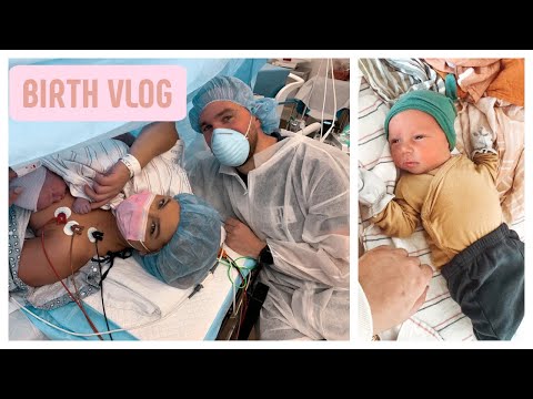 LABOR & DELIVERY VLOG! ♡ Induced at 37 weeks!