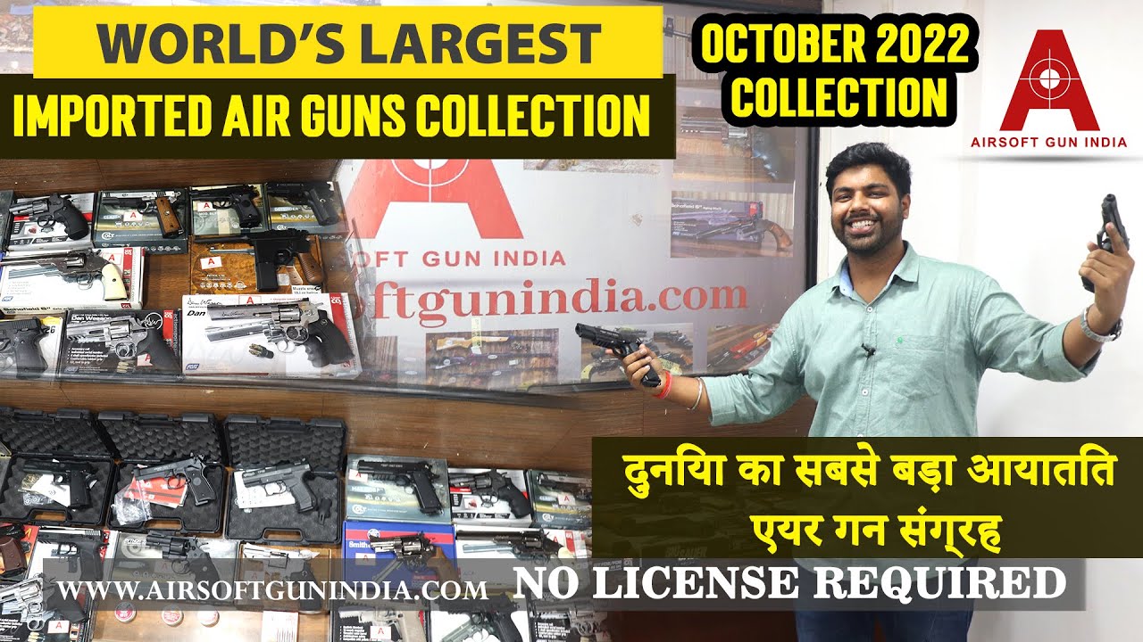 Watch video world's largest imported Air gun collection | October 2022 Now world's largest imported Air gun collection | October 2022
