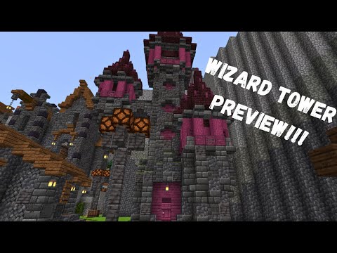 Unreal Wizard Tower Build - Insane Minecraft Preview!