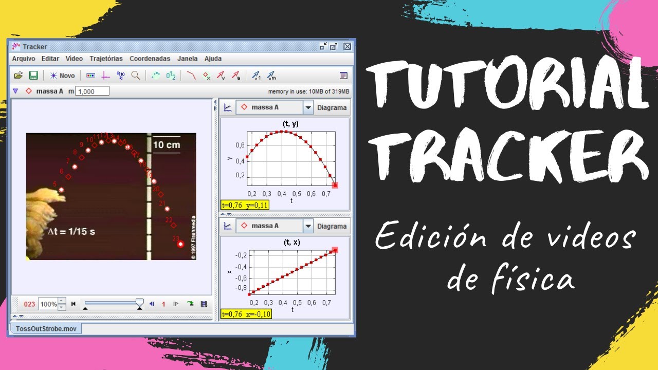 TUTORIAL TRACKER Parte 1. Análisis físico de videos/ Movimiento Parabólico