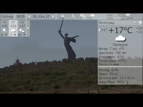 Погода. Волгоград. 16-18 сентября 19 г.