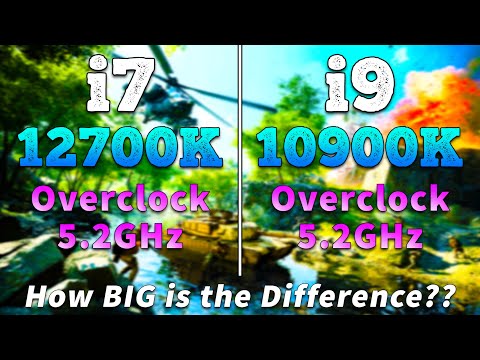 Core i7 12700K @OC vs Core i9 10900K @OC | PC Gaming Tested