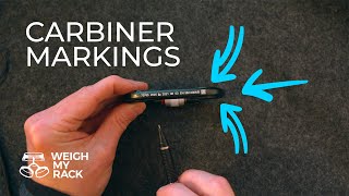 What the numbers on CARABINERS mean... by WeighMyRack