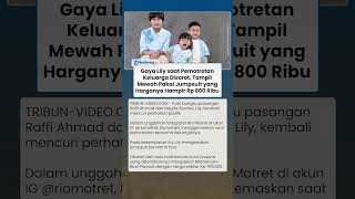 Gaya Mewah Lily Anak Raffi-Nagita saat Pemotretan, Pakai Jumpsuit yang Dibanderol Hampir Rp 800 Ribu