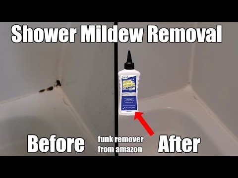 Remove Shower Mildew from Caulk