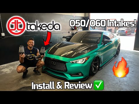 Q60/Q50 aFe Takeda Cold Air Intakes Install and Review!! 🔥