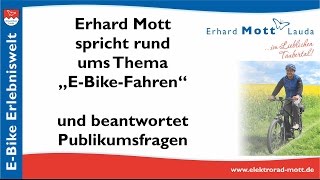 E-Bike Kaufberatung  Vortrag von Erhard Mott Lauda