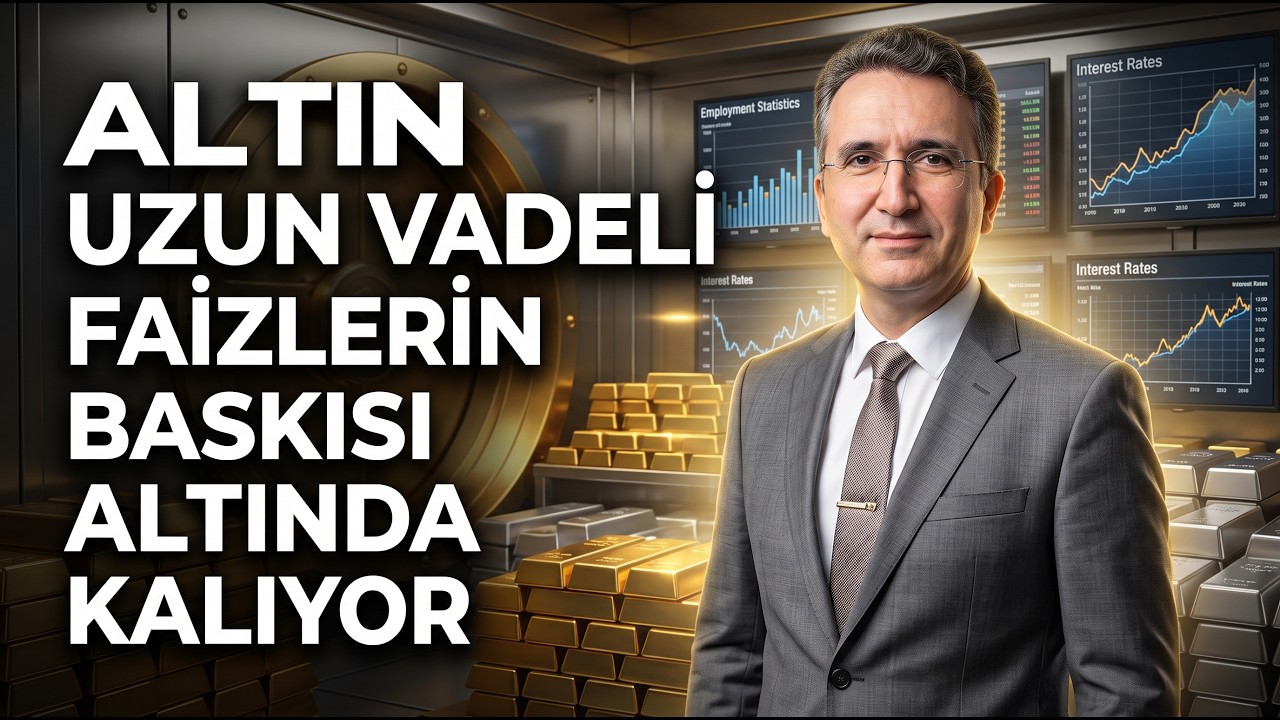 Altın Uzun Vadeli Faizlerin Baskısı Altında Kalıyor