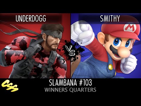 [Slambana #103] Winners Quarters: underdogg (Snake) vs. Smithy (Mario)