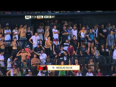 Gol de Silva. Quilmes 1 Colón 4. Fecha 2. Primera División 2016