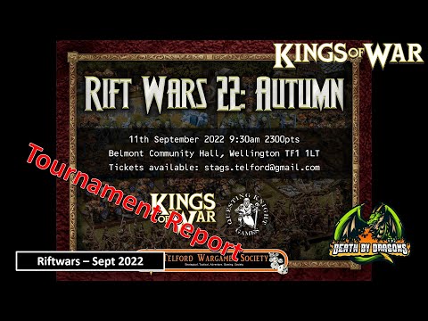 Kings of War Tournament Report - Riftwars Autumn 2022