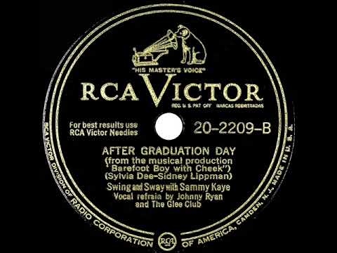 1947 Sammy Kaye - After Graduation Day (Johnny Ryan & Glee Club, vocals)