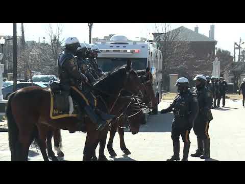 Newark PD Funeral