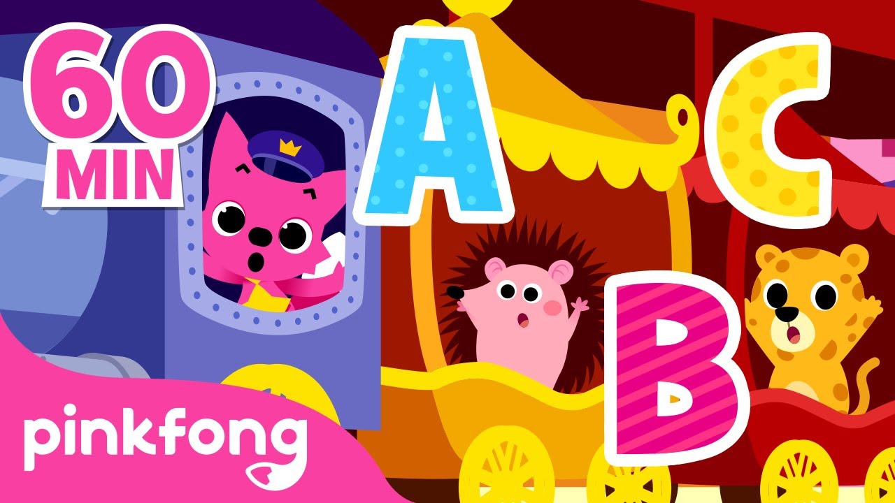 ABC do Trem e mais músicas infantis | +Compilação | Pinkfong Canções para crianças