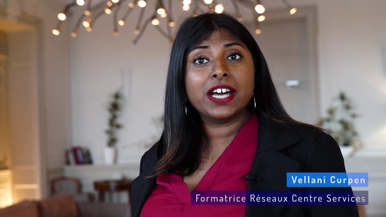 Vellani Curpen, formatrice réseau Centre Services, parle de son métier !