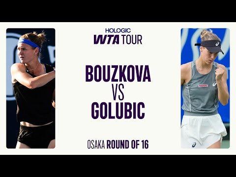 Marie Bouzkova vs. Viktorija Golubic | 2025 Osaka Round of 16 | WTA Match Highlights