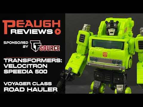 Video Review: Transformers Velocitron Speedia 500 - Voyager ROAD HAULER