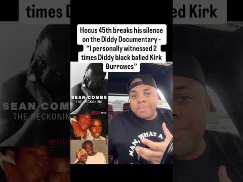 Hocus 45th says “I personally witnessed Diddy Black Ball Kirk Burrowes TWICE”