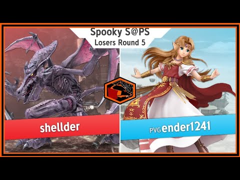Spooky S@PS Ultimate Singles - Shellder(Ridley) vs PVG | ender1241(Zelda) Losers R5