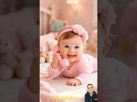 🤗Hello Papa 🤗🧸 #cutebabies #shortsfeed #trending