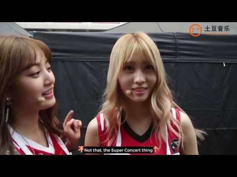[ENG-SUB] 160715 Suwon K-Pop Super Concert behind the stage - TWICE cut
