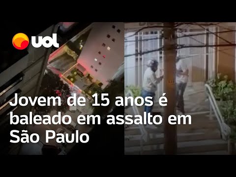 Jovem é baleado em assalto no bairro de Perdizes, em São Paulo; veja vídeo