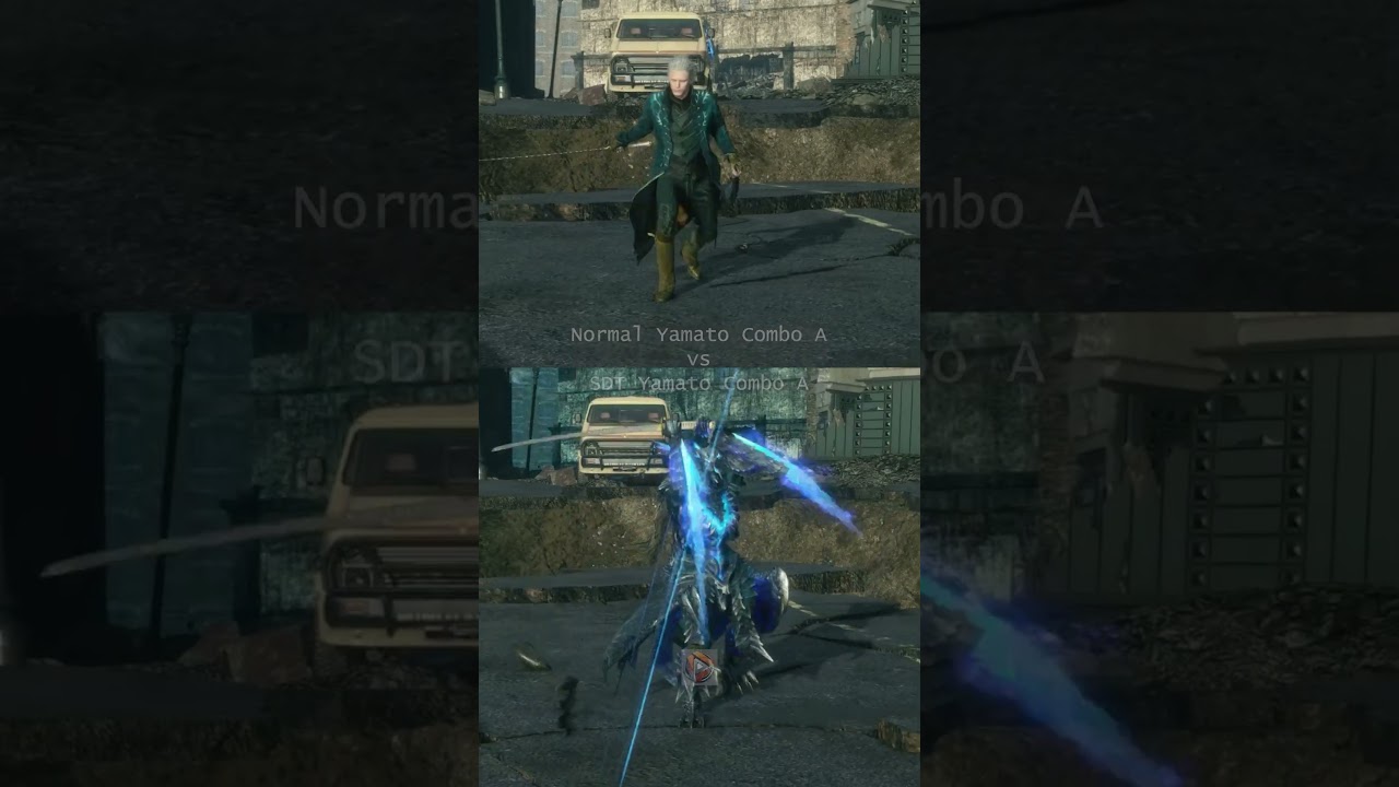 Yamato Combo A - Normal vs SDT - Vergil - Dmc5