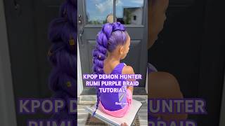 Download lagu 💜K-POP DEMON HUNTER RUMI’S PURPLE BRAID TUTORIAL! Check my IG story or tik tok for linked products! mp3