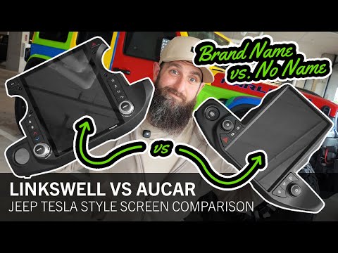 LinksWell Gen 5S vs Aucar Tesla-Style Screen | Jeep Wrangler JL & Gladiator JT Head Unit Showdown