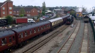 preview picture of video 'Hereford Steam Train - Class 5. No 44932 - Tour of Britain V11'
