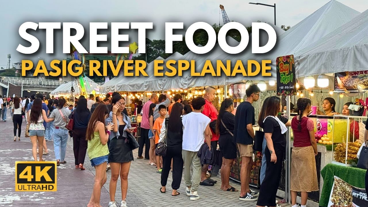 Experience a captivating walkthrough of Pasig River Esplanade.