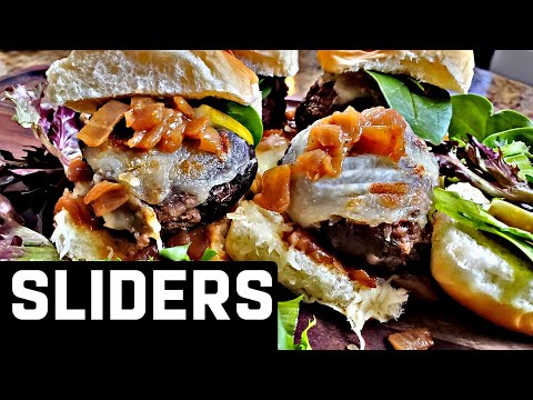 How to Make Sliders | Cheeseburger Sliders with Caramelized Onions | #SlidersRecipe | #SuperBowlFood