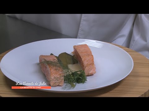 Recipe: Salmon with Sorrel by Thierry Marx - Julie's Notebooks - Salmon with Sorrel