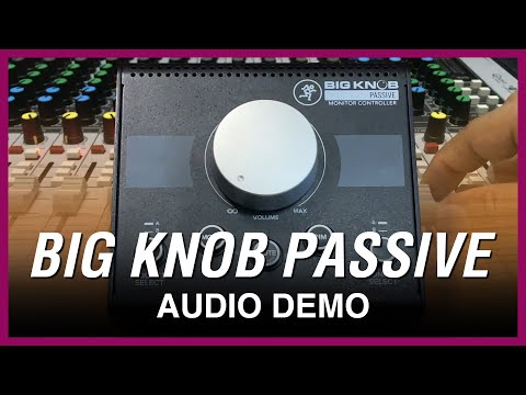 STUDIO GEAR: Mackie Big Knob Passive setup and demo