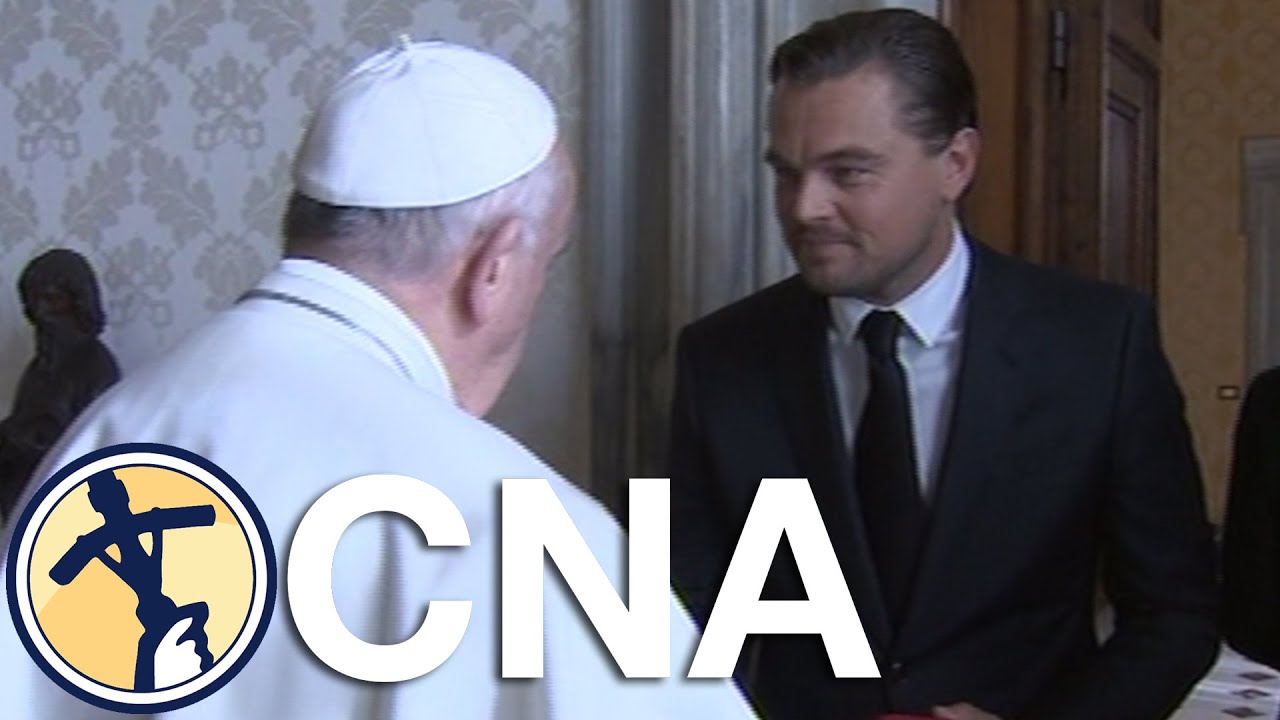 Leonardo DiCaprio meets Pope Francis - YouTube