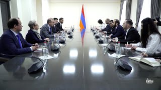 Meeting of Ararat Mirzoyan and Enrique Mora