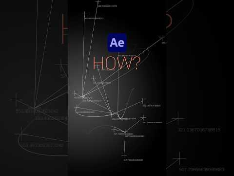 How to create a Unique Connected Dots Animation in After Effects | Tutorial