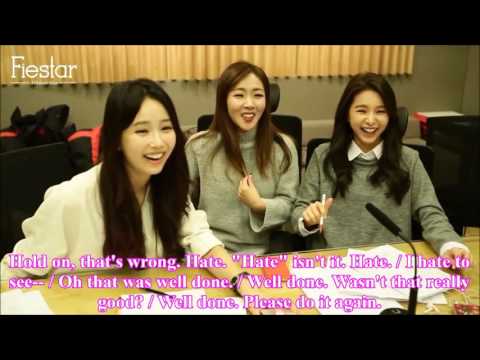 Fiestar: Recording Sketch Film - "Mirror" [ENG SUB]