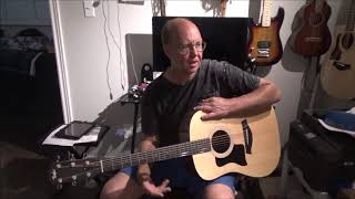 Video thumbnail for Taylor 110E Acoustic Electric Guitar Review by Kevys RC & Music