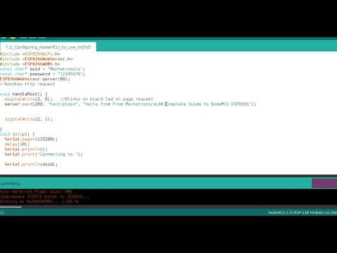 NodeMCu ESP8266 mDNS Configuring