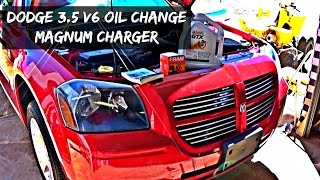 Dodge Charger Dodge Magnum 3.5 v6 Oil Change and Capacity