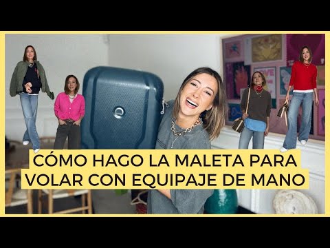 CÓMO HACER UNA MALETA DE MANO PARA VOLAR EN AVIÓN: Proceso paso a paso, looks y neceser
