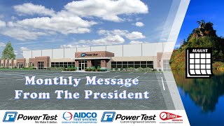 Monthly Message - August 2016